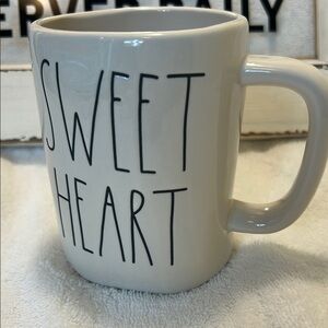 Rae Dunn White Ceramic SWEETHEART Mug